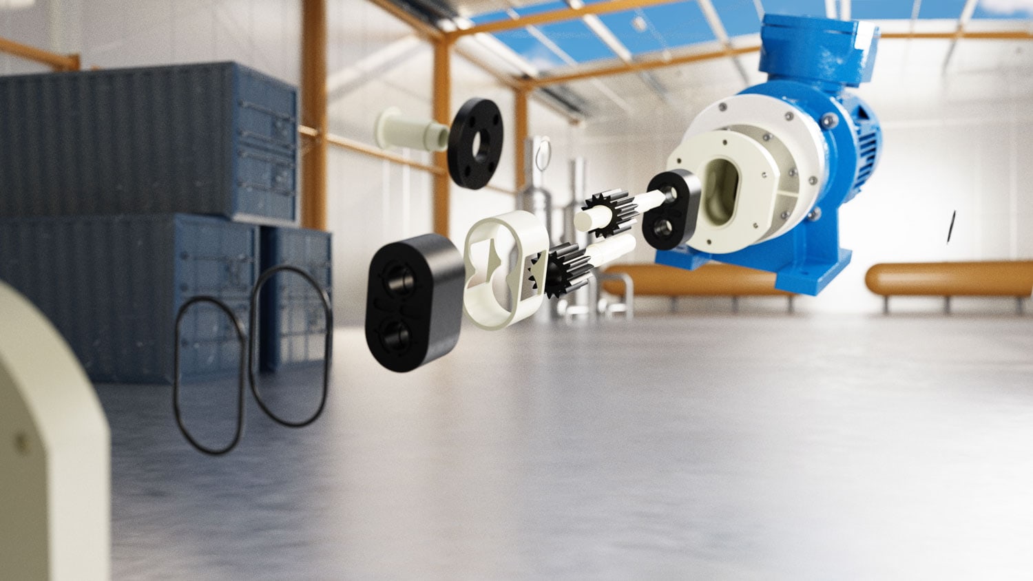 Pumpe technisch & werbend vorgestellt (March Pumpen)